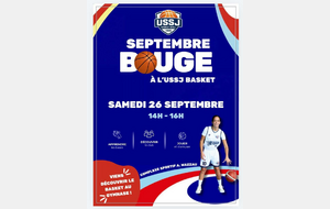 🏀 Septembre Bouge avec l’USSJ Basket ! 🏀