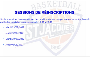 permanences réinscriptions