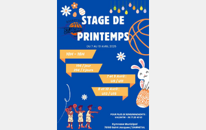 STAGE DE PRINTEMPS 2025