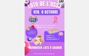 Loto de l'USSJ Basket Ball Spécial Octobre Rose