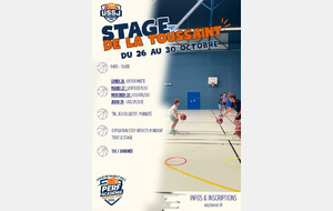 Stage de Toussaint 2026