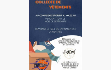 👕 COLLECTE DE VÊTEMENTS 👕