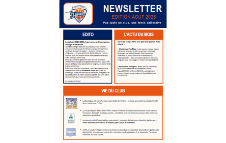 Newsletter N°1 - Août 2025